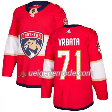 Herren Eishockey Florida Panthers Trikot Radim Vrbata 71 Adidas 2017-2018 Rot Authentic